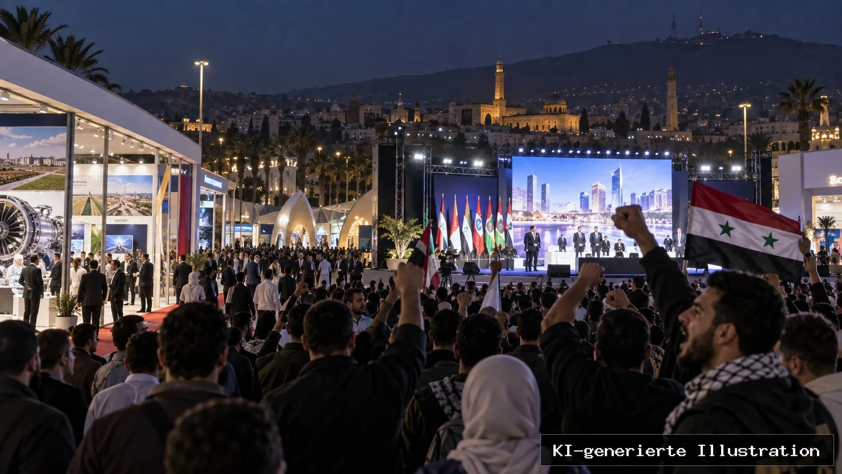 „Syria Shines Again“: Israel-Hetze auf Messe mit offiziellem deutschem Pavillon