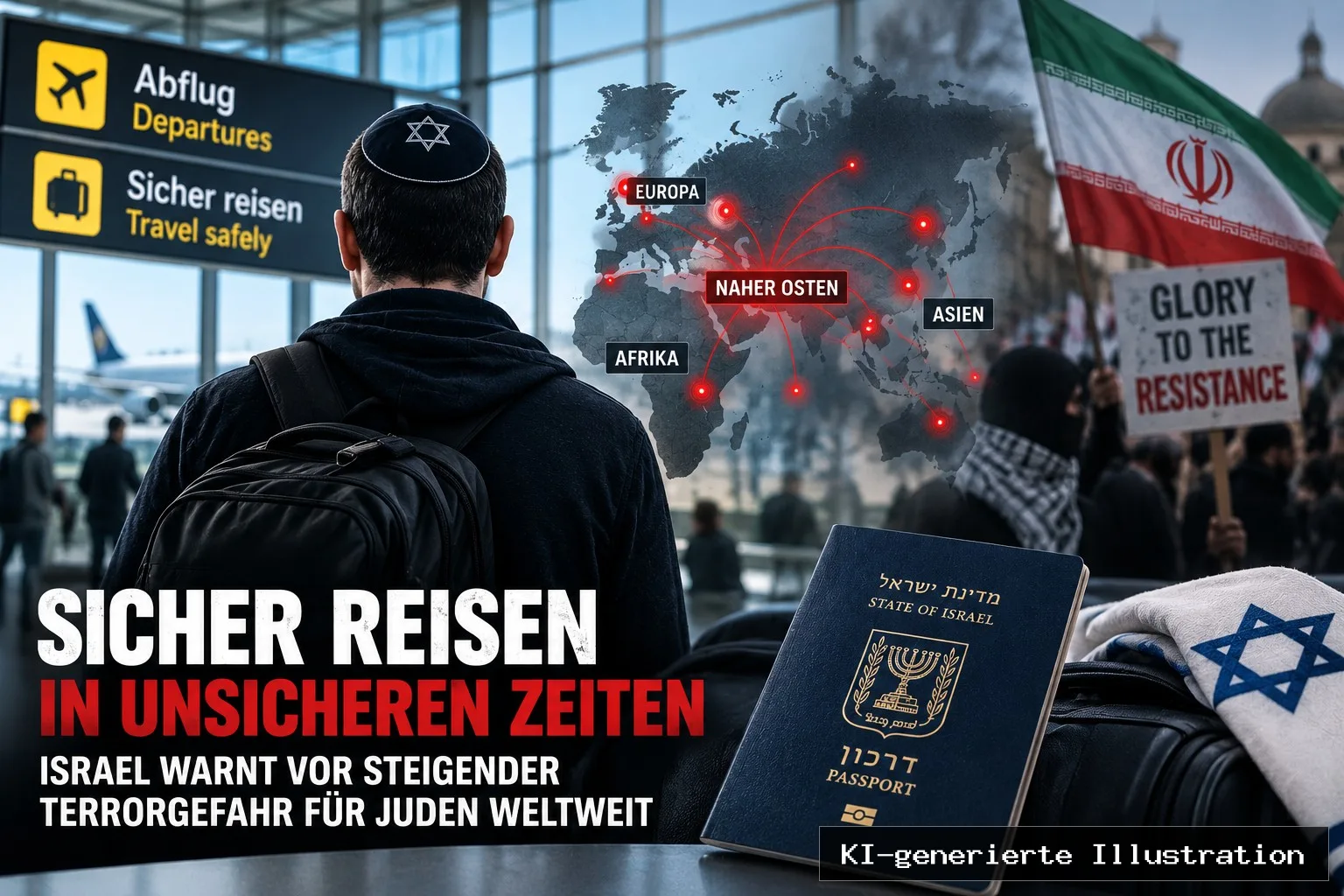 Kippa verbergen, Hebräisch meiden: Israel warnt Juden vor wachsender Terrorgefahr weltweit