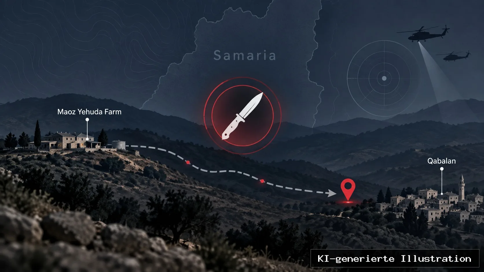 Terrorist sticht Israeli in Samaria nieder und wird nach Flucht von der IDF getötet