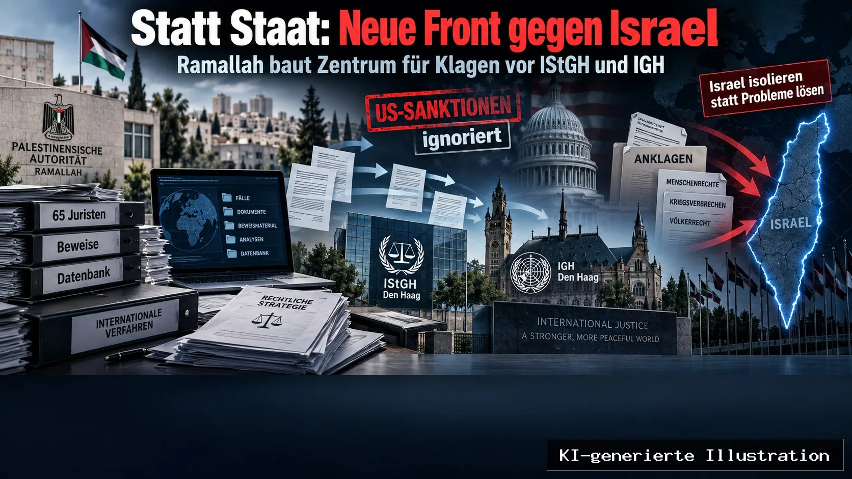 Statt einen Staat aufzubauen: Abbas baut die nächste Front gegen Israel