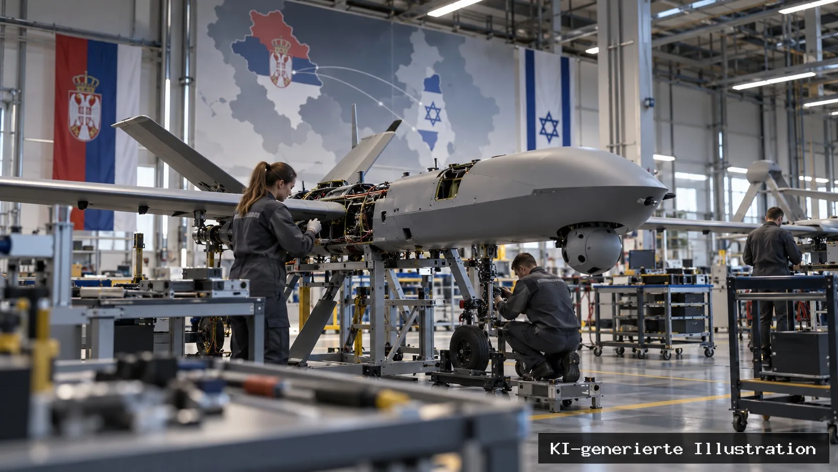 Israelische Drohnenproduktion mitten in Europa: Serbien eröffnet Fabrik und plant drei weitere