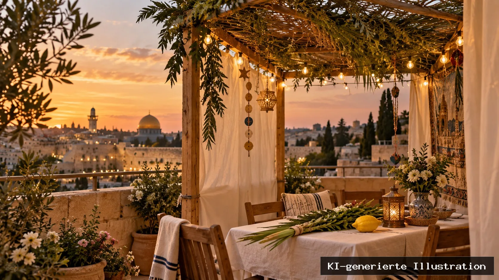 Sukkot 5787: Israel zieht für sieben Tage unter das Laubdach