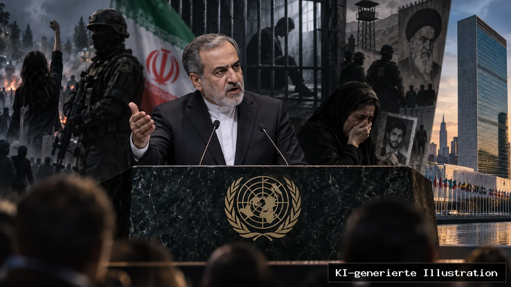 Opferrolle in New York: UN-Bericht konfrontiert Teheran mit den Verbrechen des eigenen Regimes