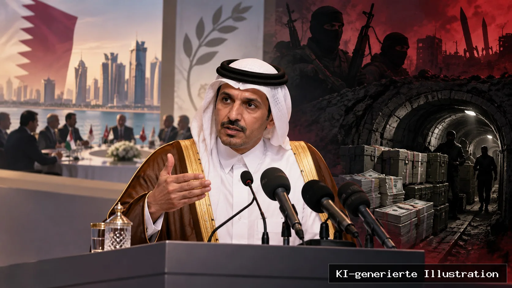 Katar erklärt Netanyahu zum Friedenshindernis doch im selben Interview holt Doha die Hamas-Finanzierung ein