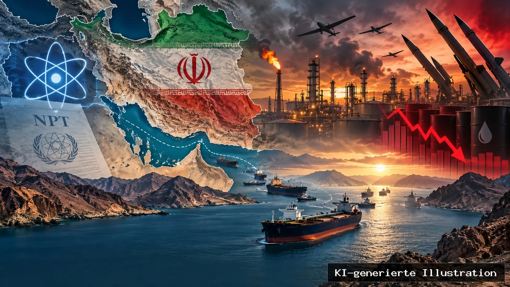 Teherans letzte Karten: Wenn das Öl versiegt, droht Iran mit dem Flächenbrand