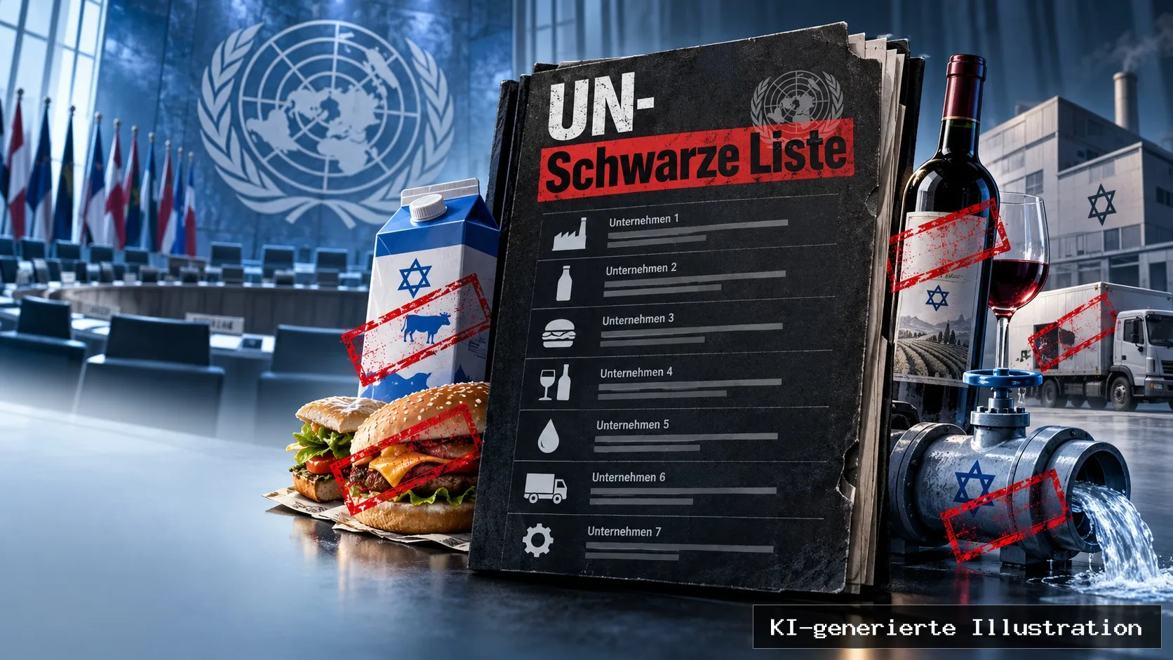 Menschenrechte nur nach Auswahl? Die UN führt gegen Israel ein Firmenregister, das nach Gleichbehandlung schreit