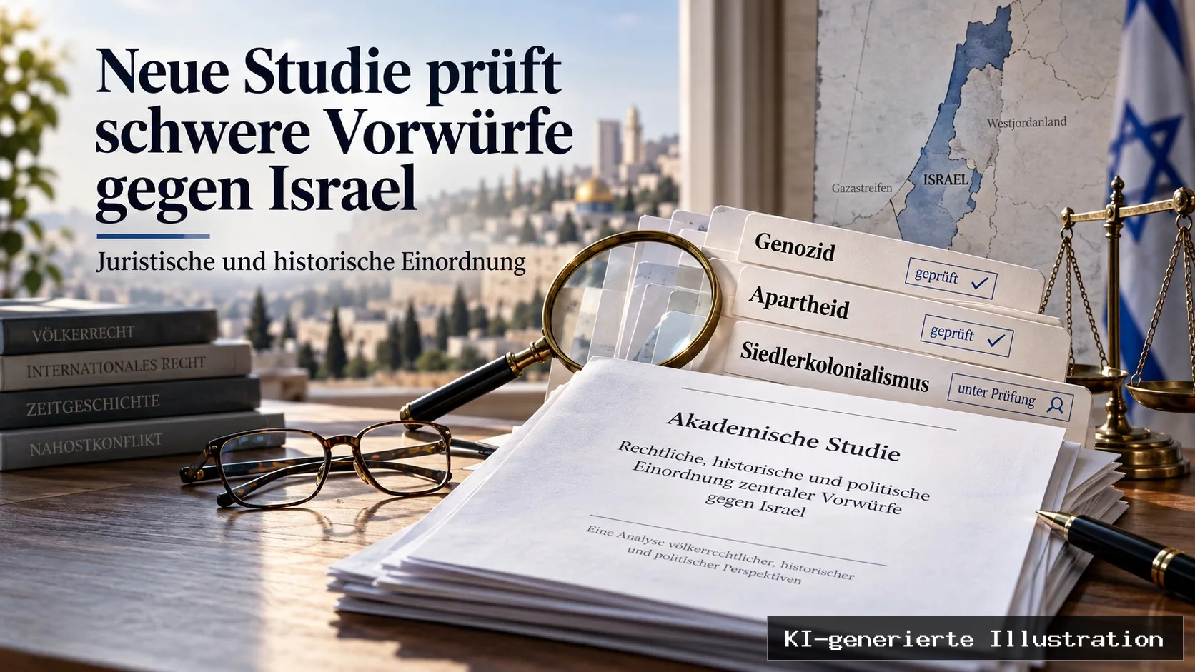 Genozid und Apartheid nicht belegt: Neue Studie prüft die schwersten Vorwürfe gegen Israel