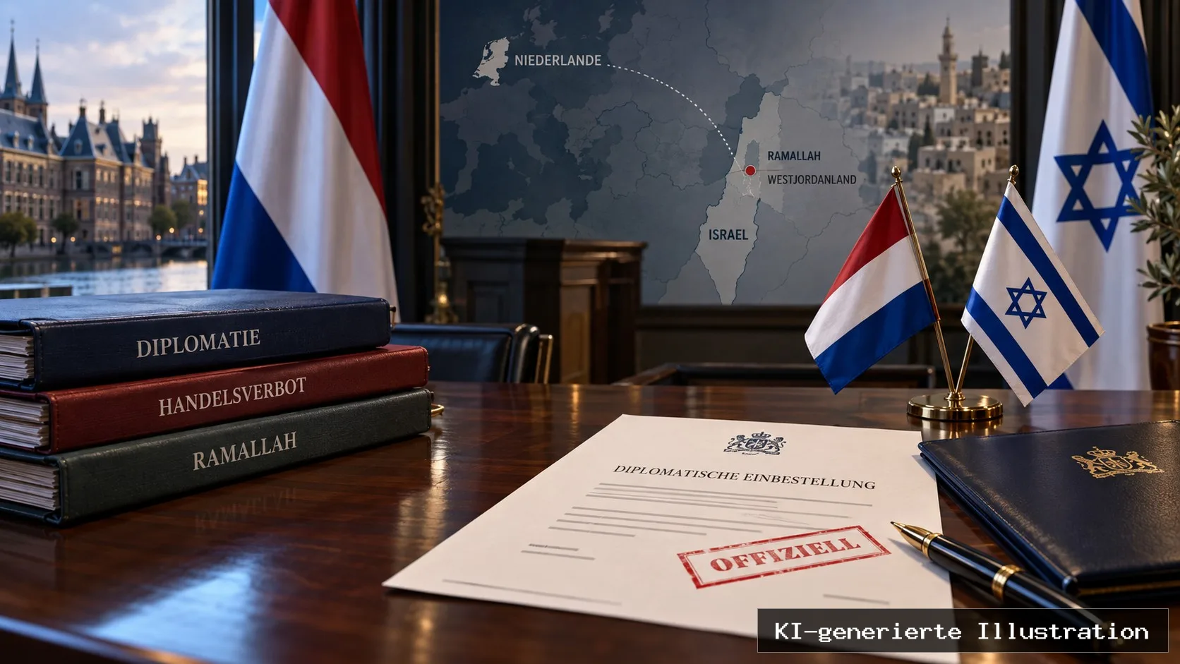 Nach Warenverbot schlägt Israel zurück: Den Haag bestellt israelischen Botschafter ein