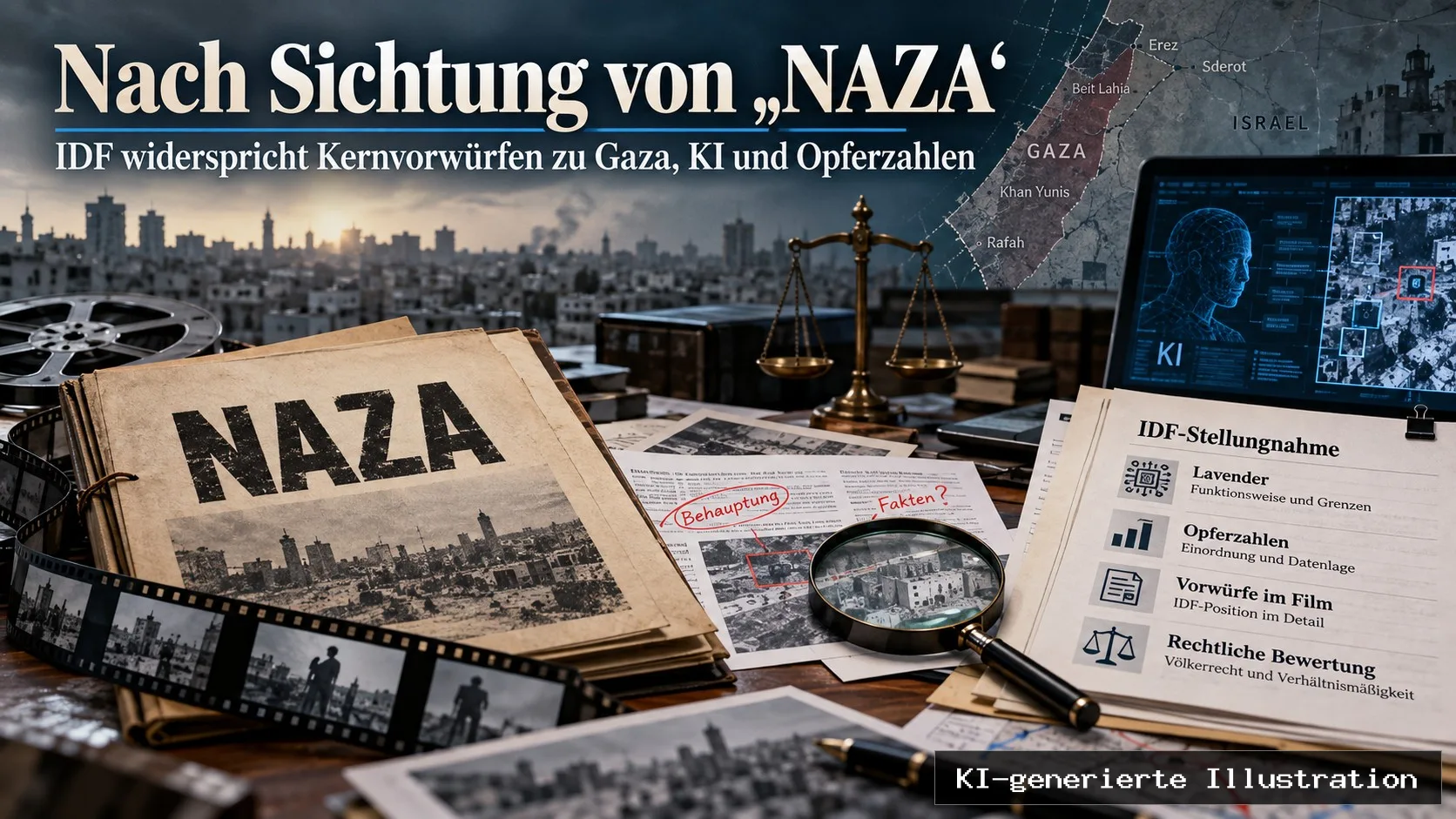 Nach Sichtung von „NAZA“: IDF widerspricht Kernvorwürfen zu Gaza, KI und Opferzahlen