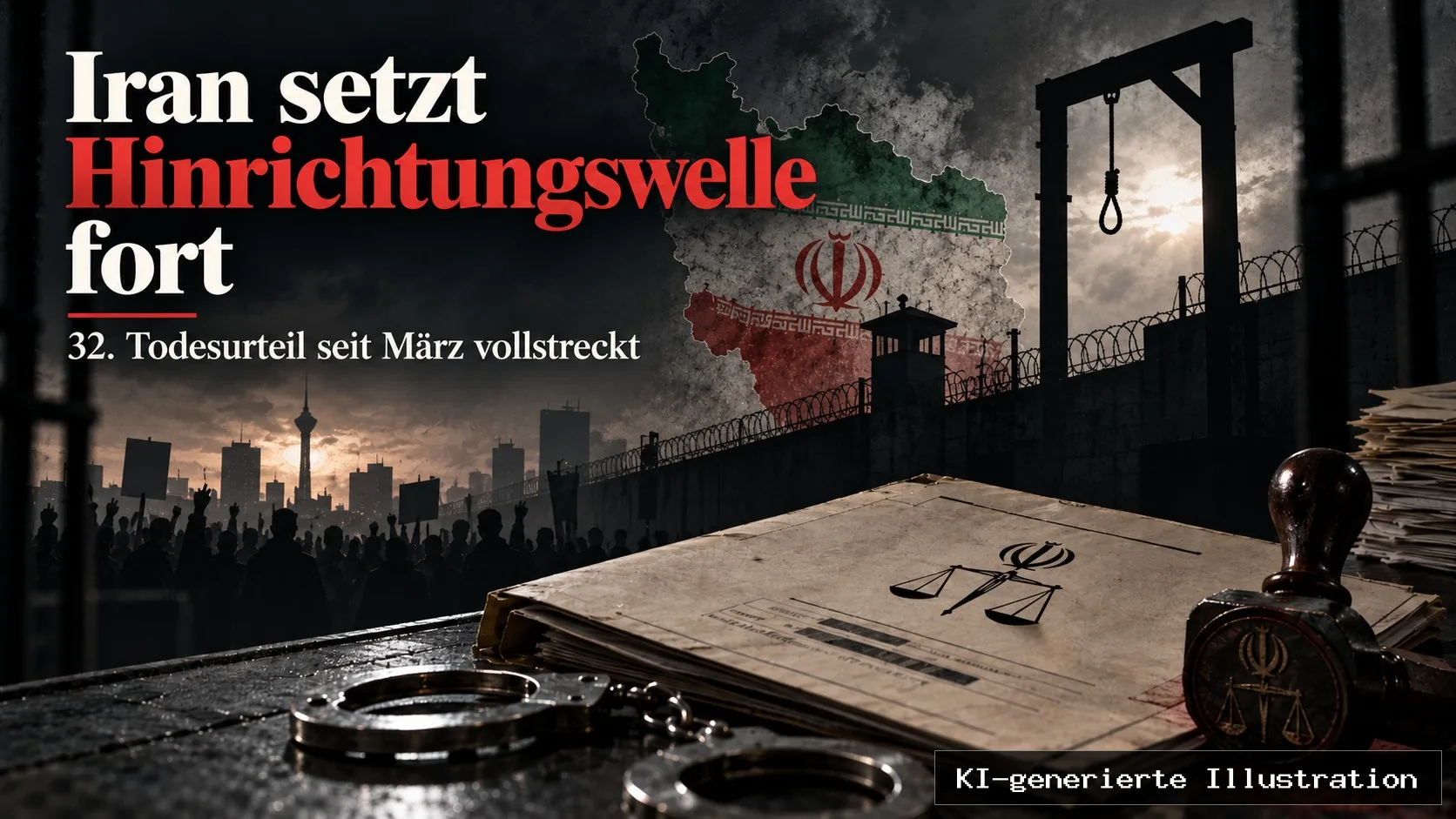 Iran setzt Hinrichtungswelle fort: 32. Todesurteil seit März vollstreckt