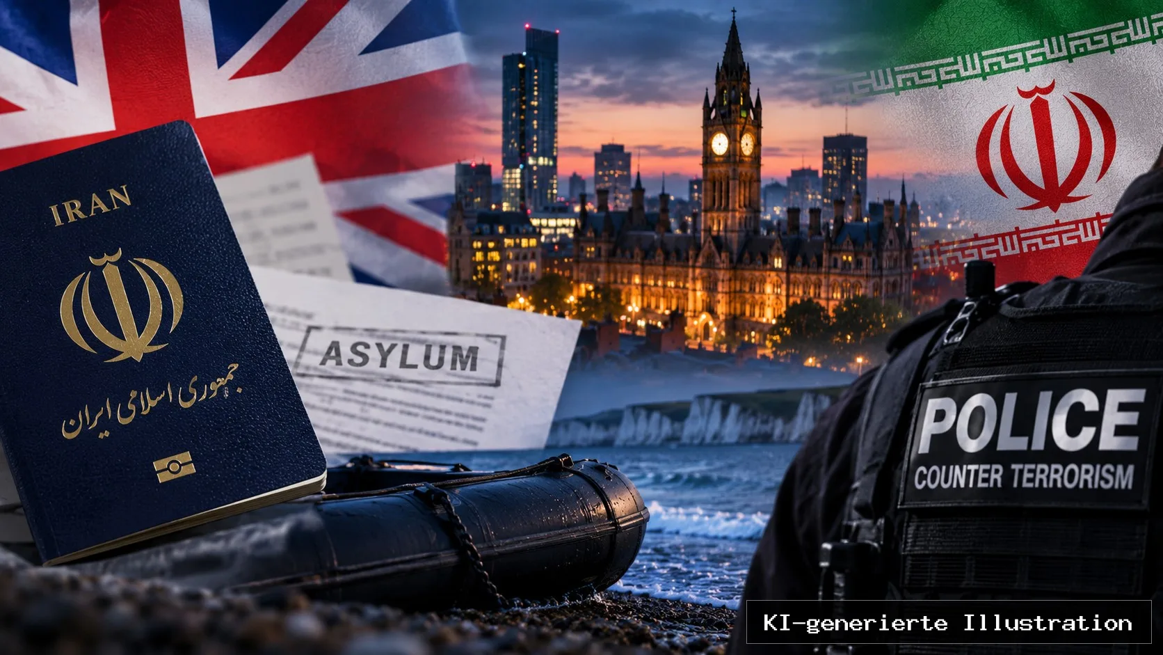 Per Boot nach Großbritannien, nun Terroranklage: Zwei Iraner sollen Anschlag auf Juden geplant haben