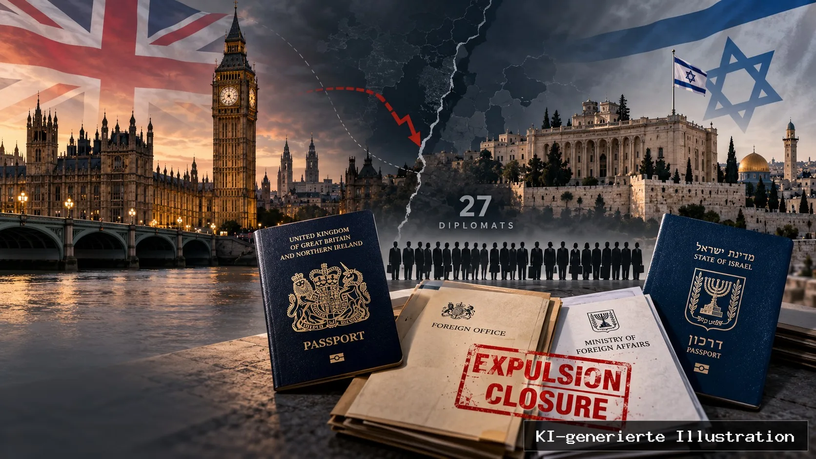 London droht mit Ausweisung von 27 israelischen Diplomaten