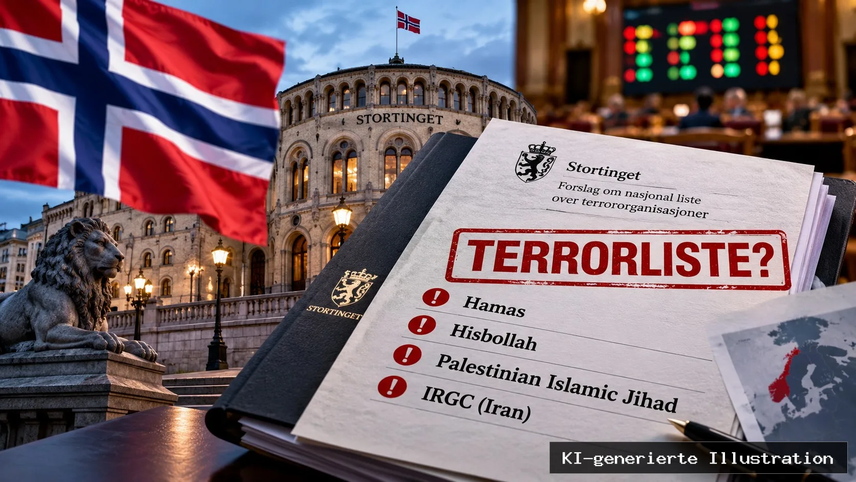 Norwegen will endlich eine eigene Terrorliste: Hamas und Revolutionsgarden im Fokus