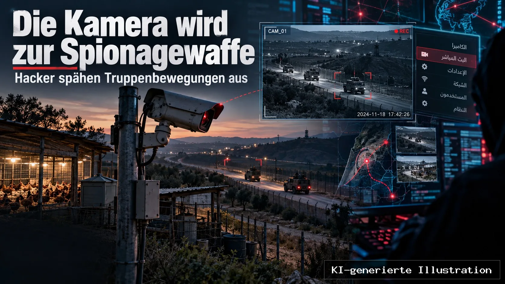 Die Kamera im Hühnerstall wird zur Spionagewaffe
