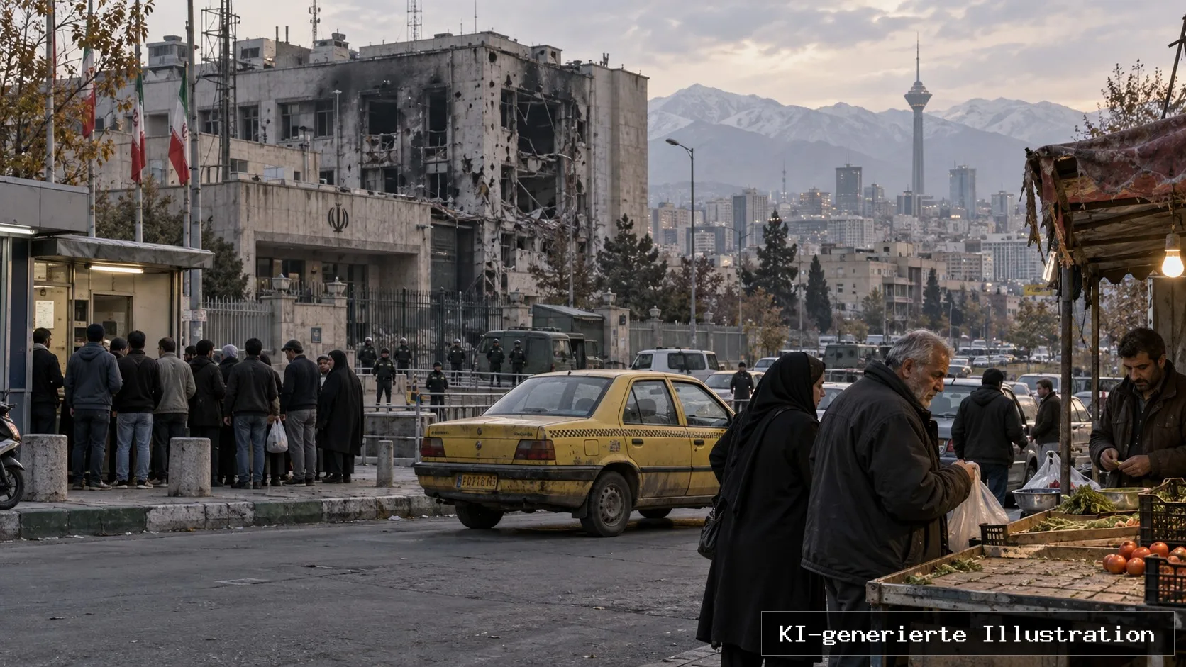 Seltener Blick nach Teheran: Armut, Repression und die Narben des Krieges