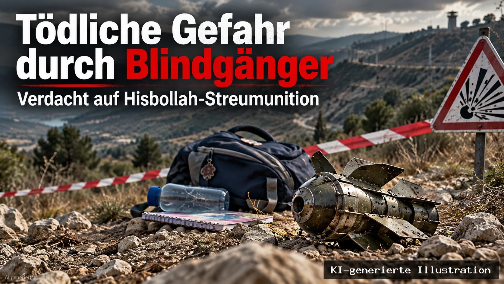 Tödliche Explosion bei Schulausflug: Verdacht auf Hisbollah-Streumunition
