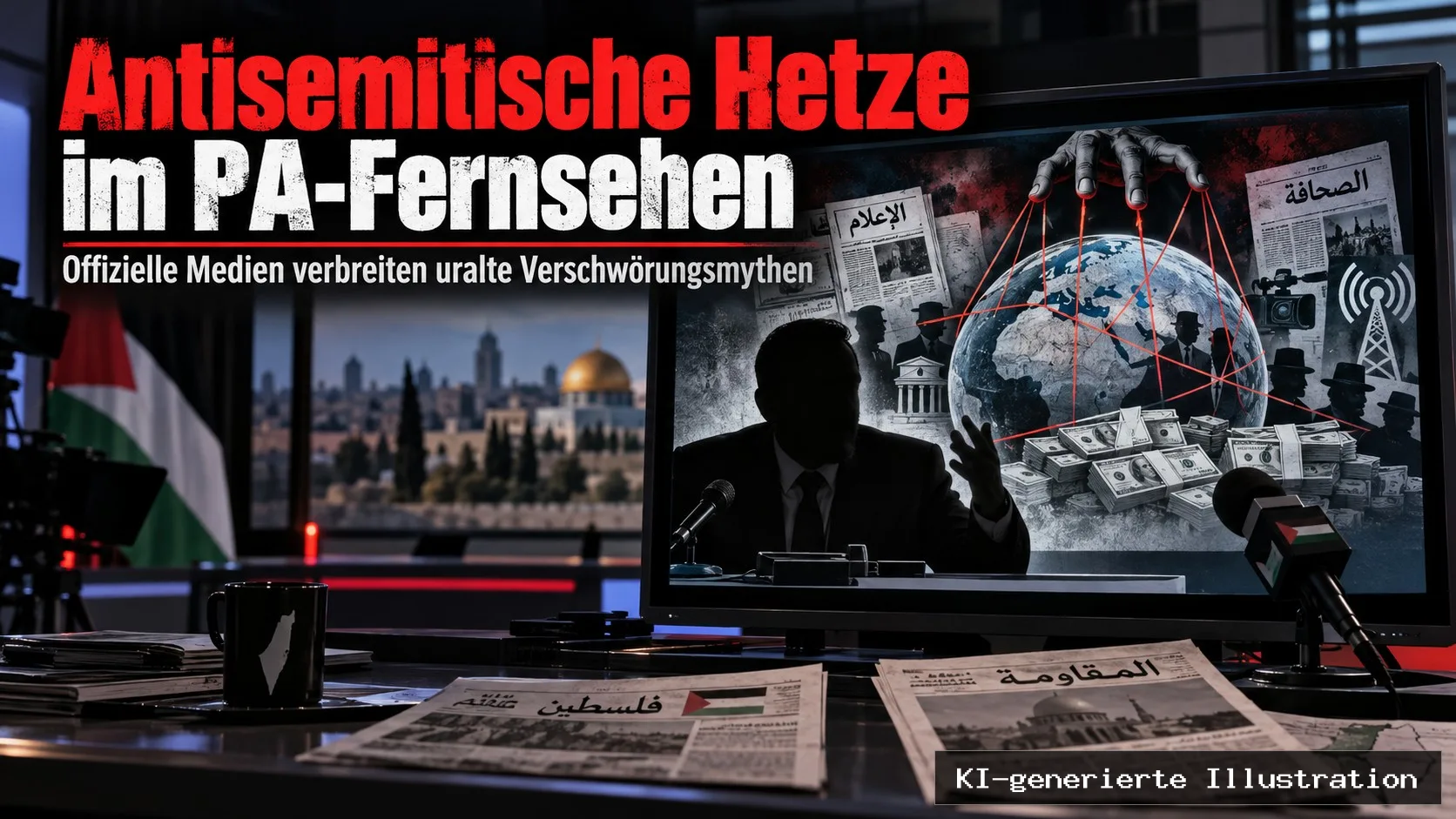Juden kontrollieren die Welt: Offenes antisemitisches Gift im palästinensischen Staatsfernsehen