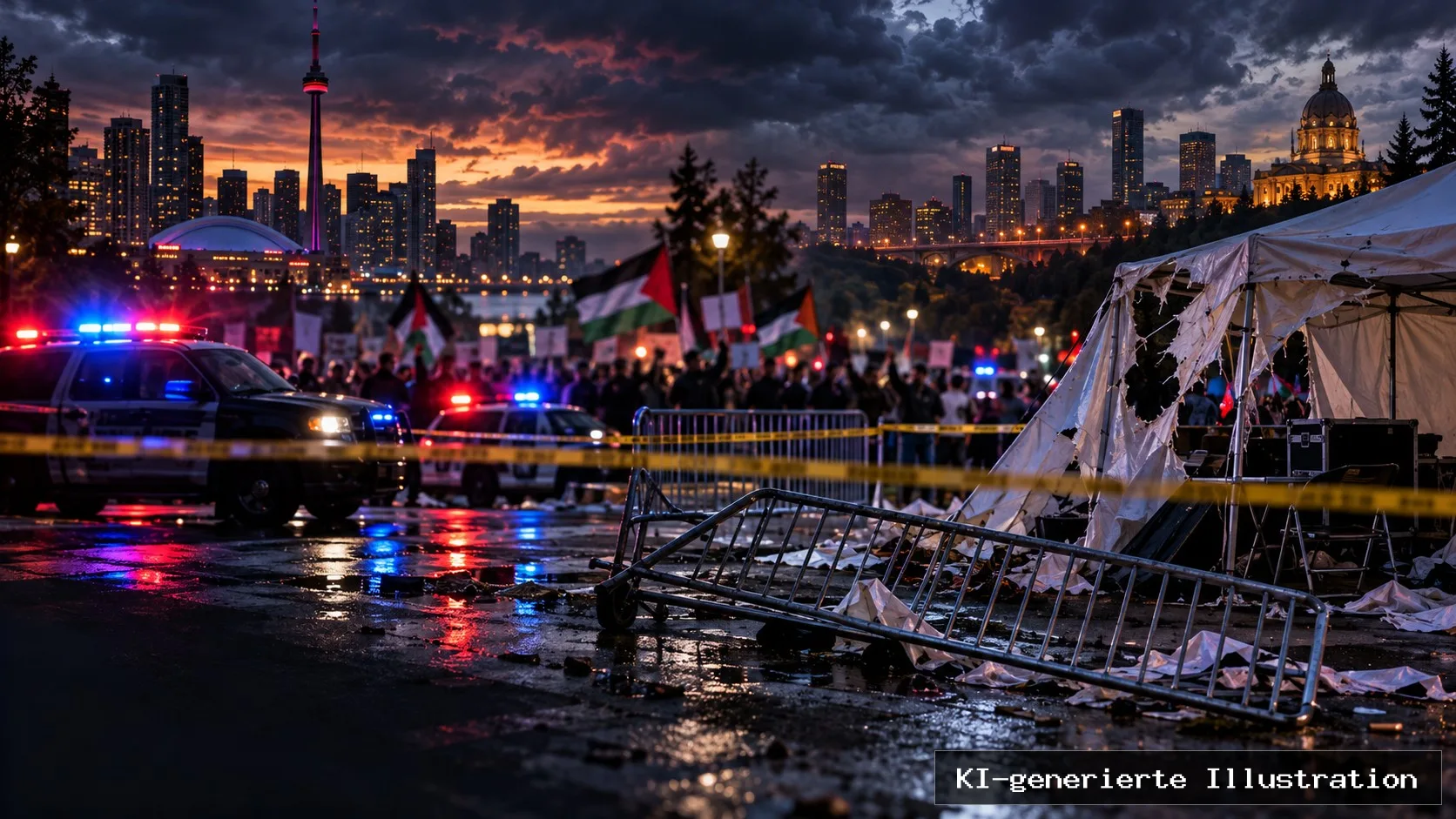 Messerangriff auf Israels Kulturpavillon und brutale Gewalt bei Palästina-Demo: Kanada erhebt Anklage