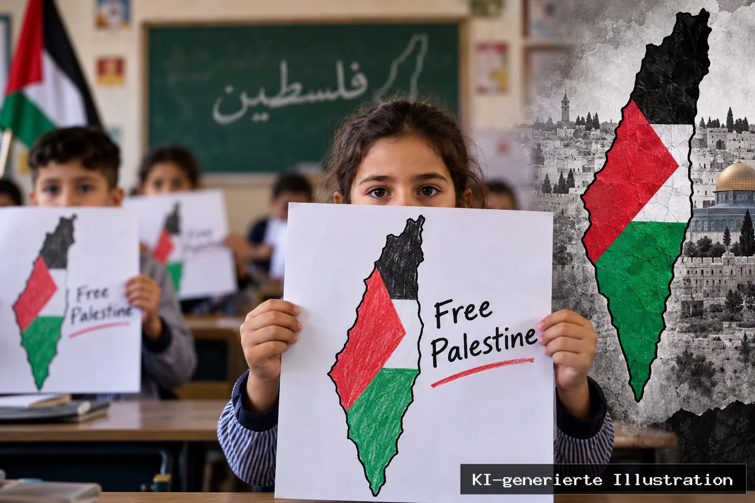 Palästinensische Schulen zeigen Kindern eine Welt ohne Israel