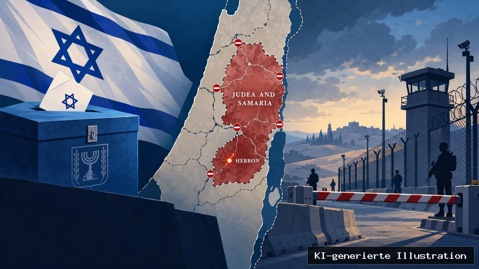 Nach Terroranschlag: Israel riegelt Judäa und Samaria zur Wahl ab