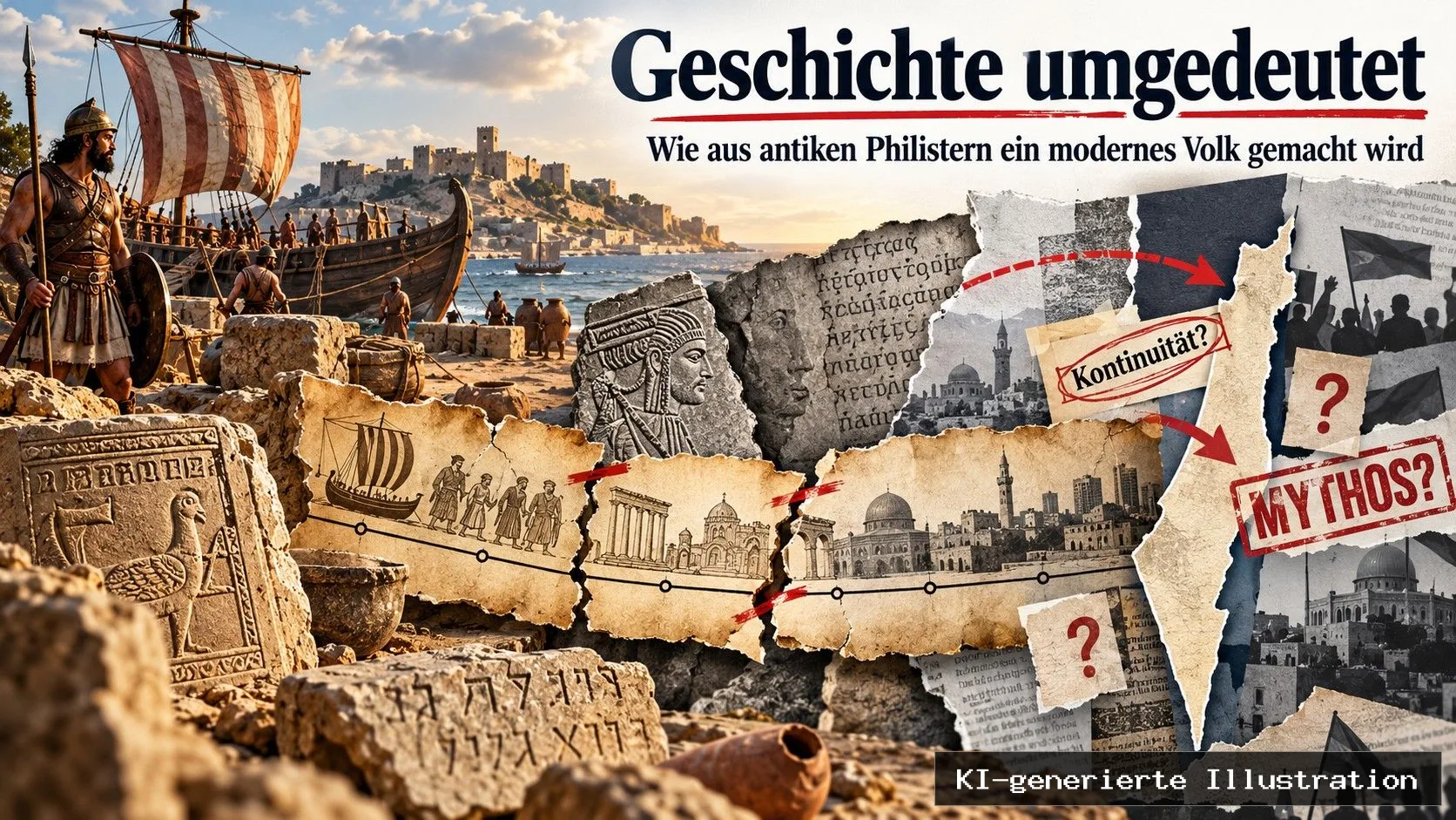 Die erfundene Kontinuität: Wie aus den antiken Philistern ein jahrtausendealtes palästinensisches Volk gemacht wird