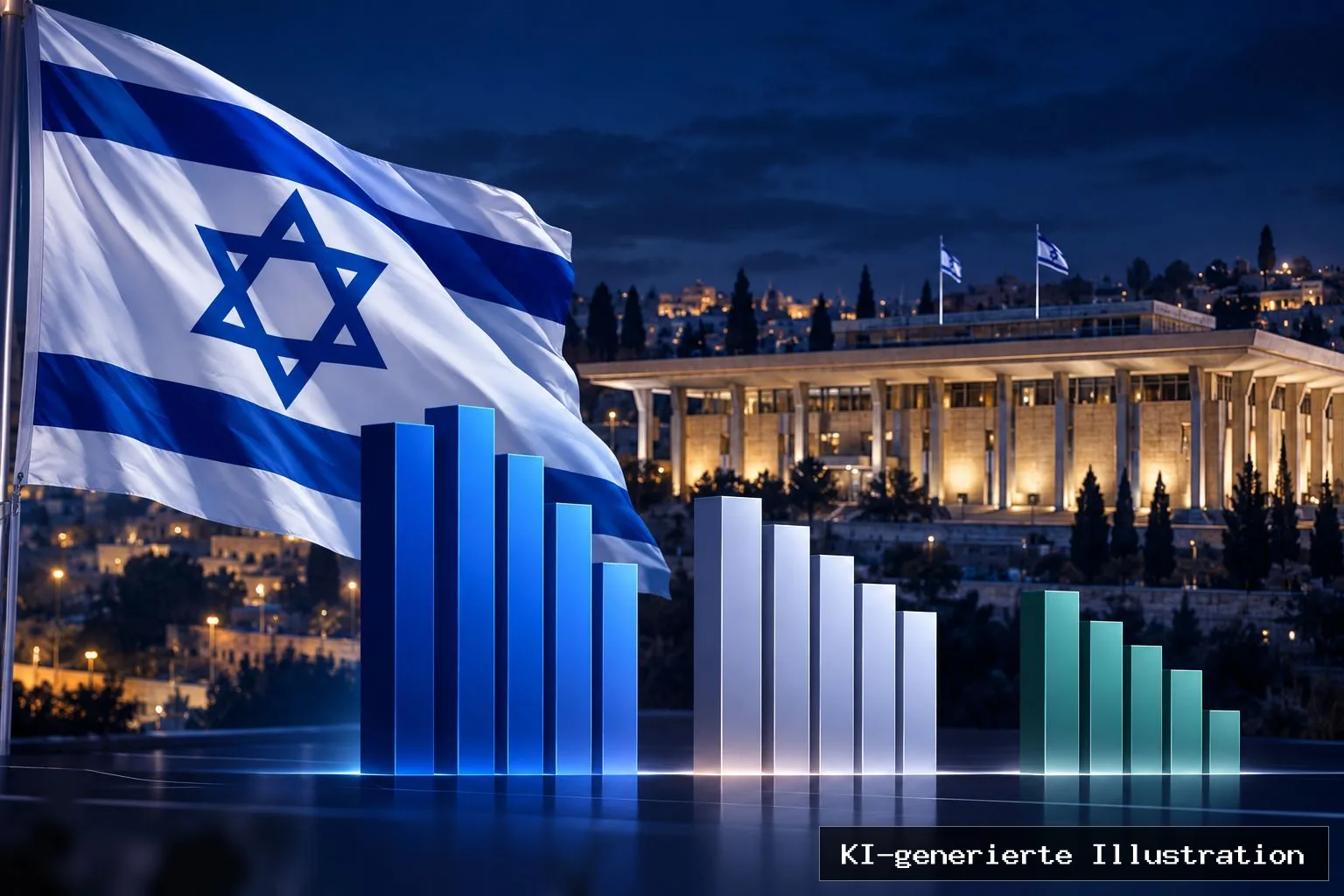 Netanjahu fehlen jetzt 8 Sitze, Israels Wahlkrimi geht in die nächste Runde