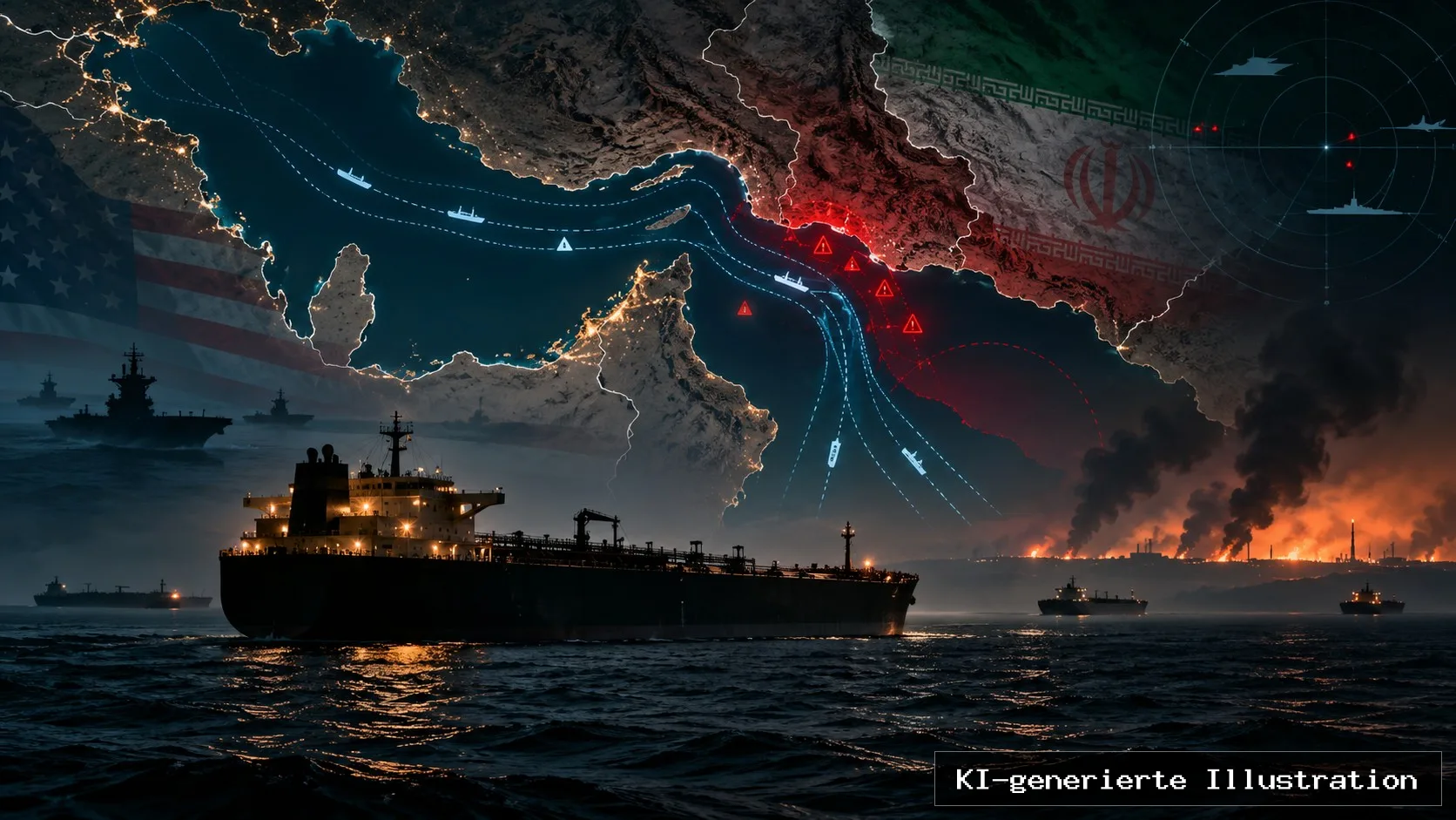 Iran greift Tanker in Hormus an, Trump droht mit neuem Militärschlag
