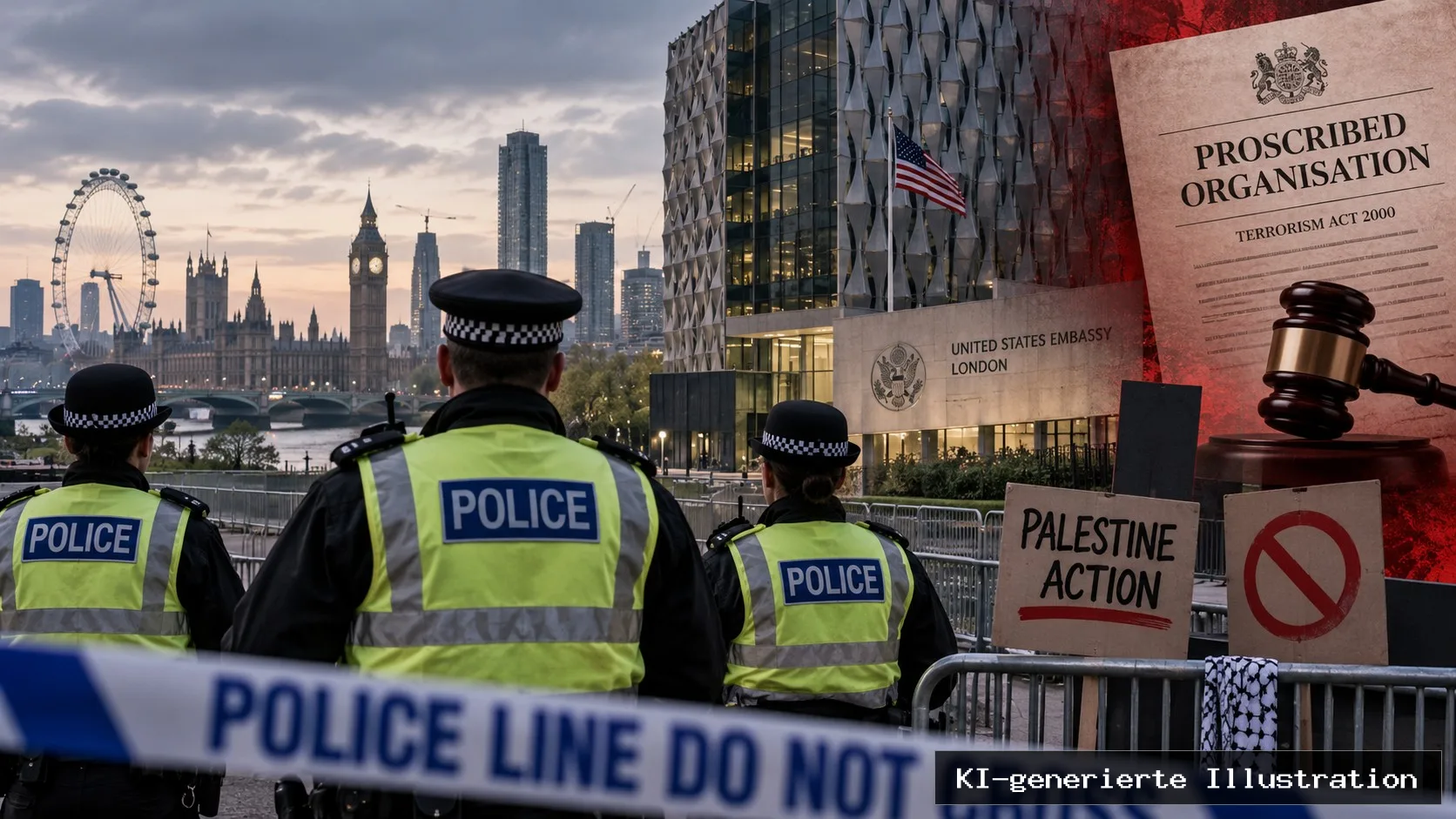 Palestine Action provoziert heute neue Festnahmen in London